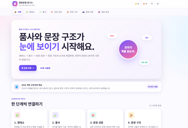 말랑문법연구소(품사/문장성분)