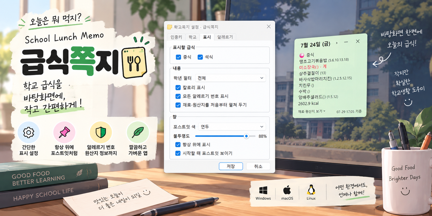 급식쪽지 미리보기