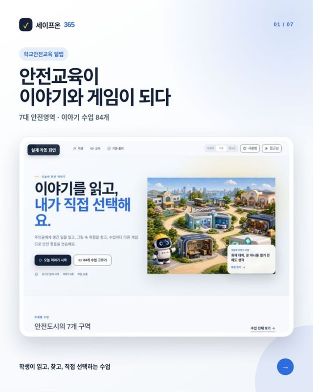세이프온365: 7대 안전교육 게임