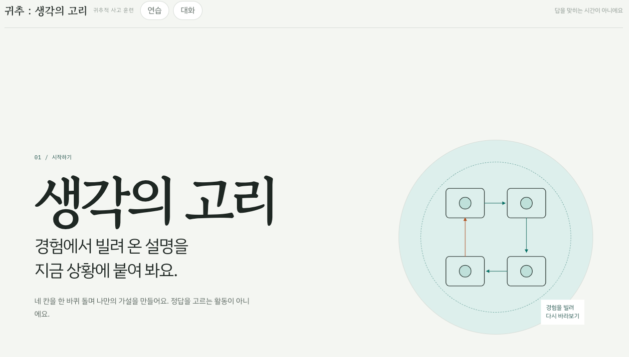 귀추 : 생각의 고리