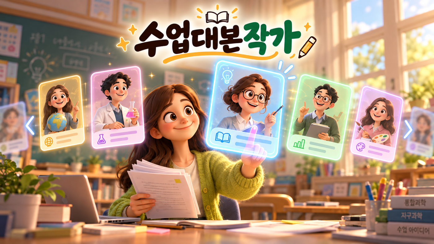 수업 대본 작가 미리보기