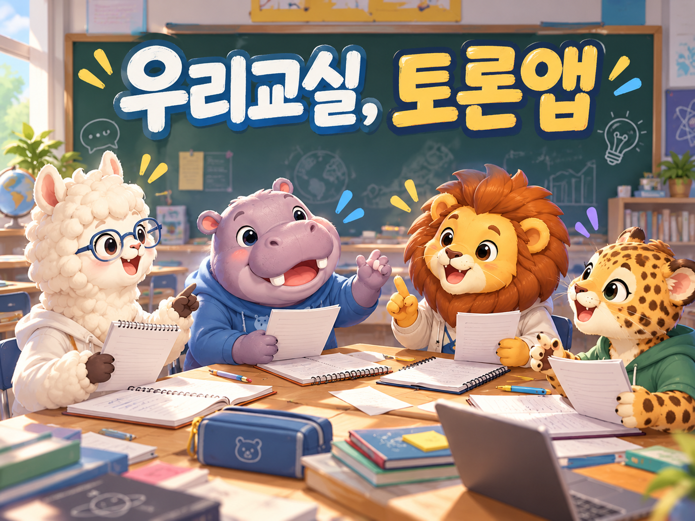 우리교실, 토론앱 미리보기