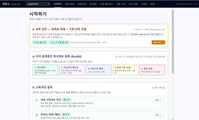 교육과정 설계 및 운영 시스템 (Hi-Curriculum)