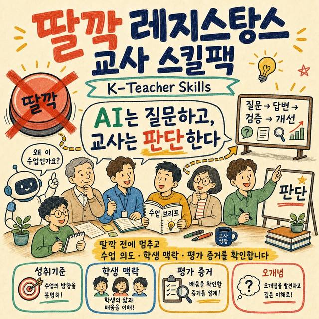 딸각 레지스탕스 교사 스킬팩