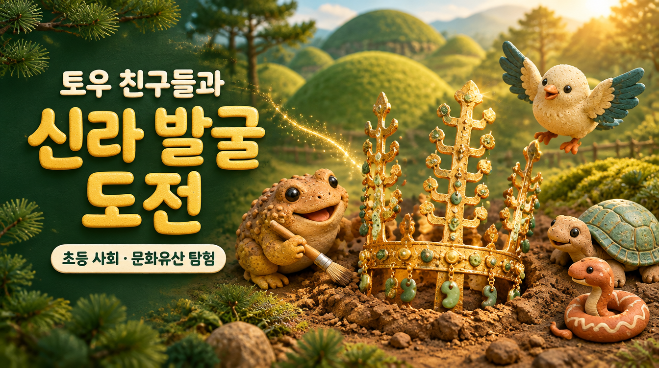 [초등 사회(역사)] 토우 친구들과 신라 발굴 도전 미리보기